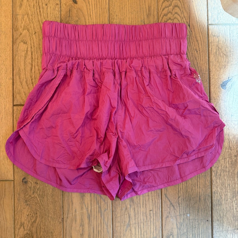 The Way Home FP Movement by Free People Magenta Athletic Shorts